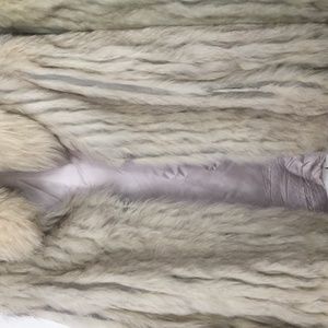 Women BLUE Fox jacket